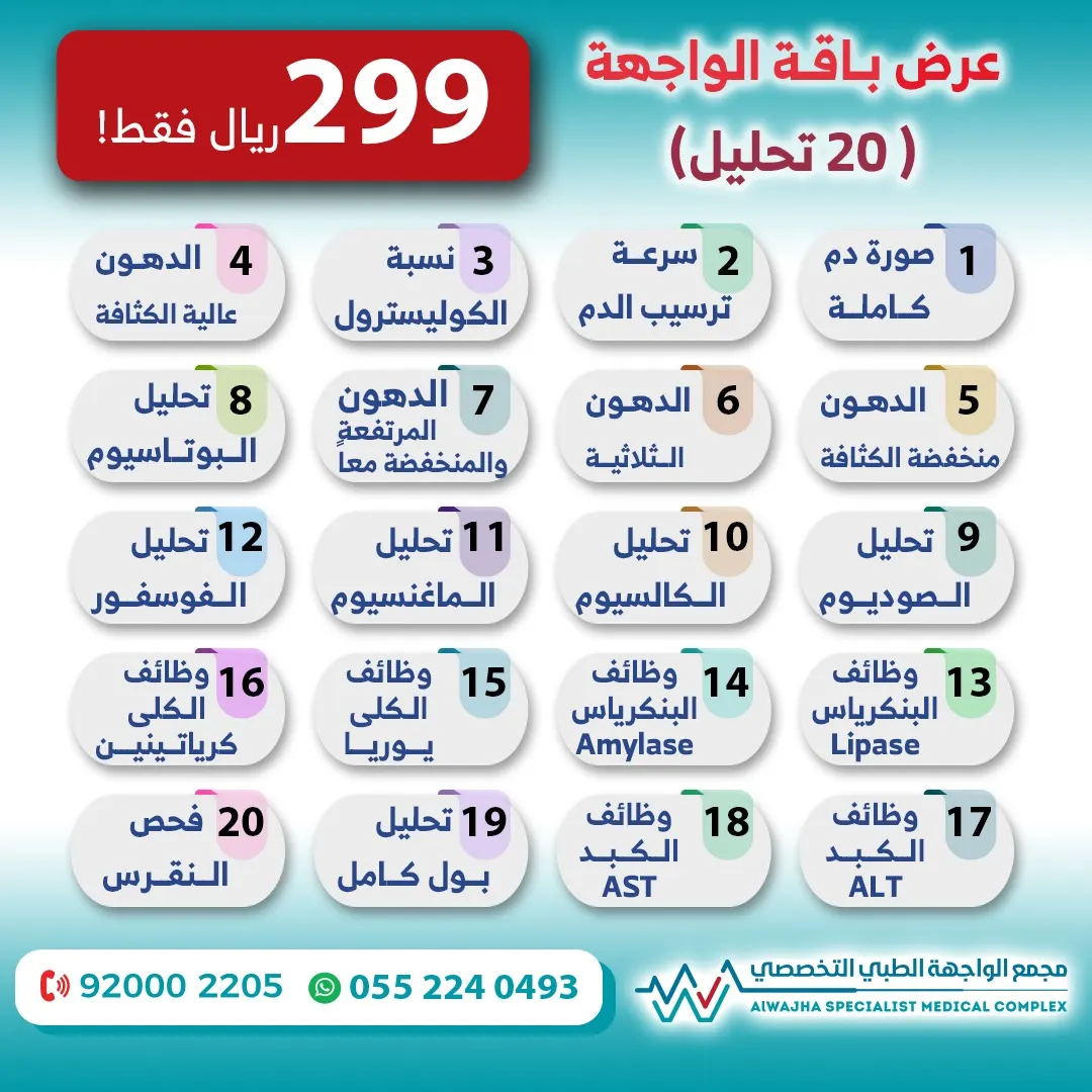 اغتنموا الفرصة الأخيرة في عروض نهاية العام بمجمع الواجهة الطبي التخصصي بالدمام.. صحتك تهمنا