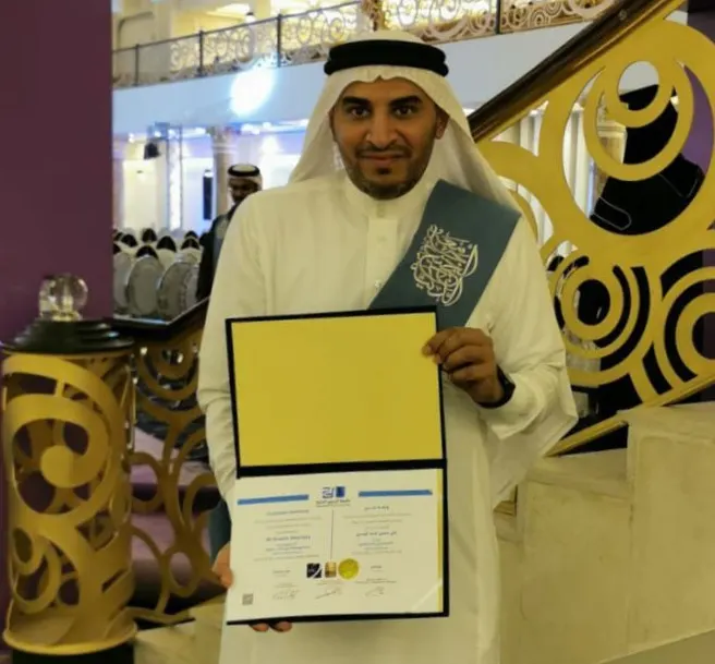 من القديح.. جامعة الجميع الذكية تمنح «علي البندري» ماجستير إدارة المشاريع