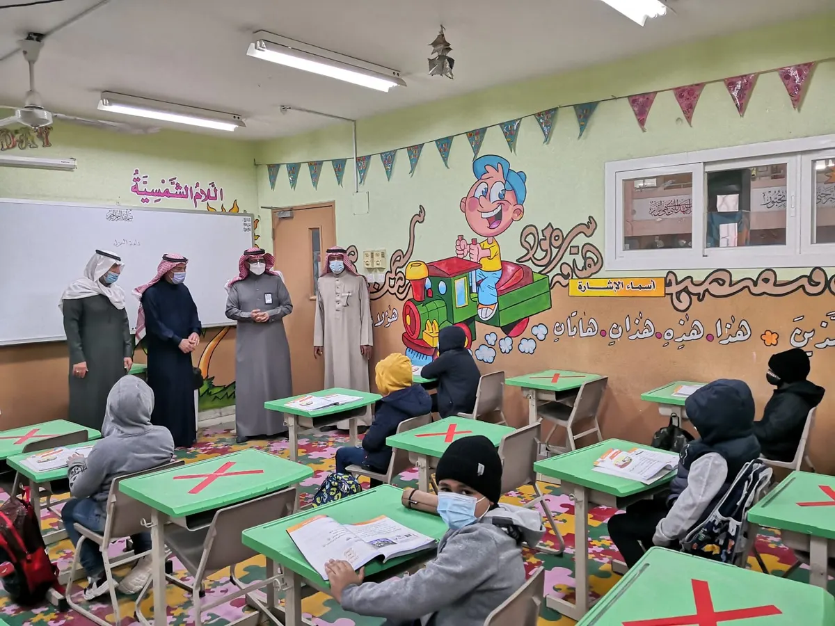 في القطيف.. عودة أكثر من 60 ألفًا من طلبة المرحلتين الابتدائية ورياض الأطفال لاستكمال رحلة التعليم حضوريًا