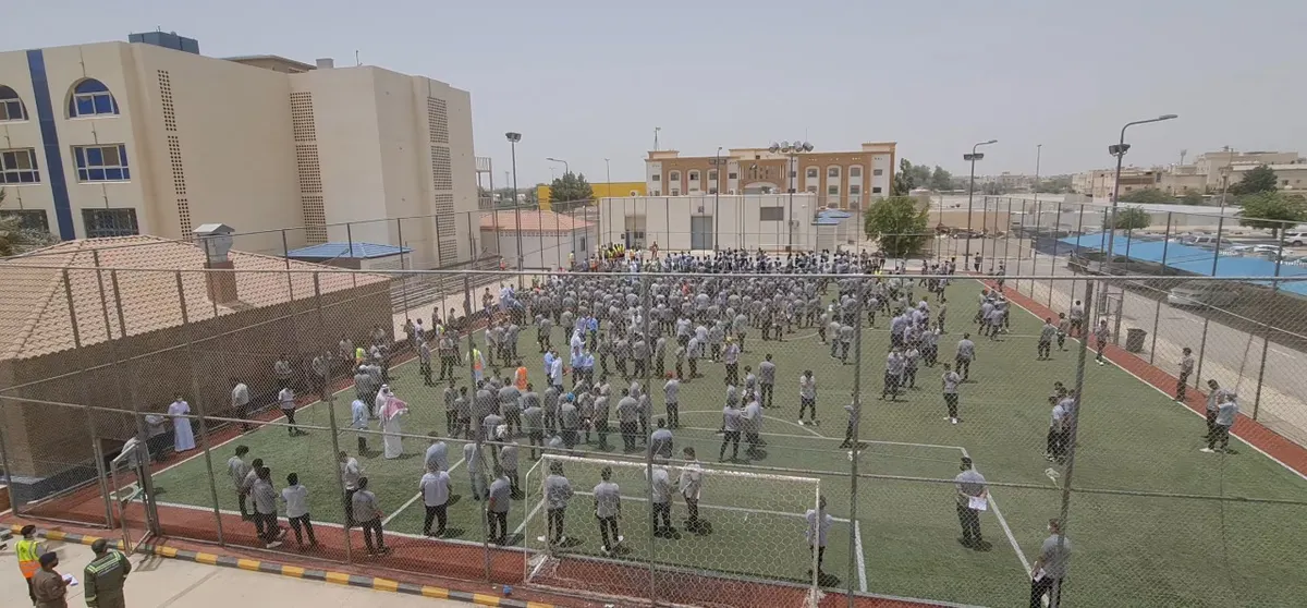 بالصور.. حريق افتراضي في تقنية القطيف يُخلي 1092 متدربًا خلال دقيقتين و56 ثانية