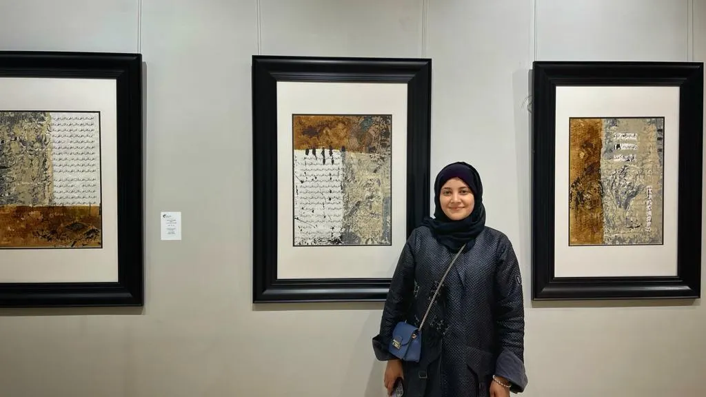 من القطيف.. ضريح الألوان لسيما آل عبد الحي يحكي قصة الكون في 9 لوحات بـ«أوتار» الرياض