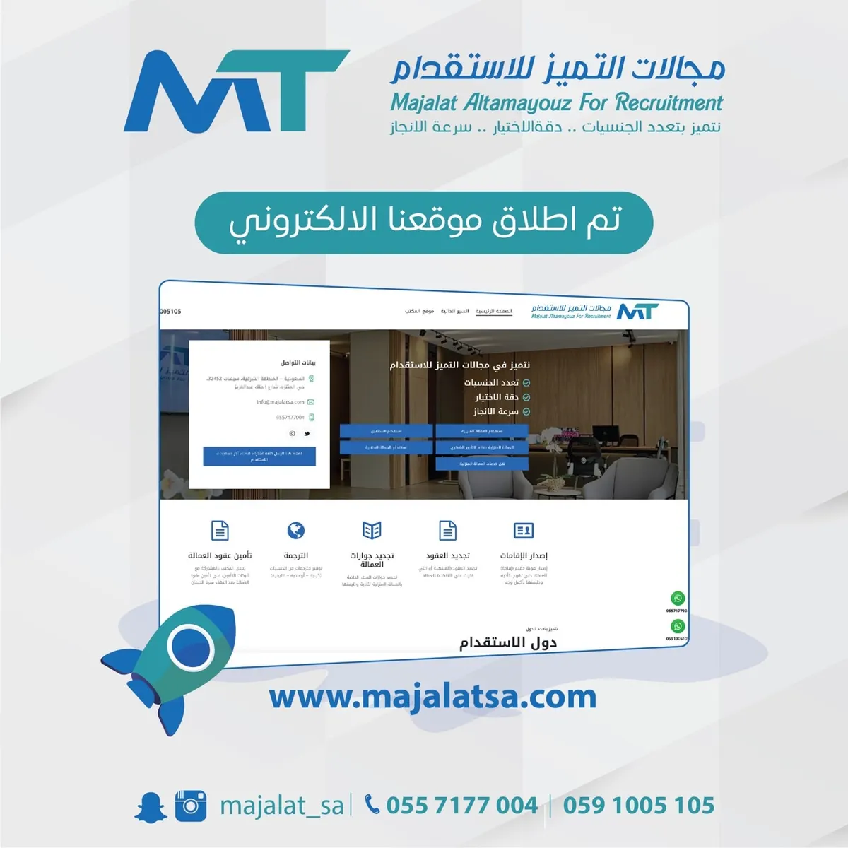 «مكتب مجالات التميز» لاستقدام العمالة المنزلية.. تعدد الجنسيات ودقة الاختيار وسرعة الإنجاز