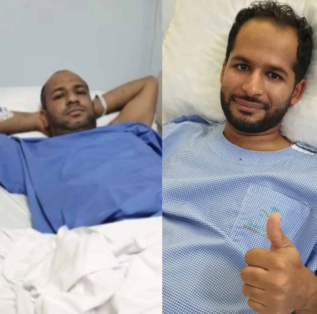 في شويكة القطيف.. إبراهيم السادة يفتدي وجع أخيه مهدي بكليته.. قصة ألم بدأت قبل 15 عامًا طببتها يد الأخ الأصغر