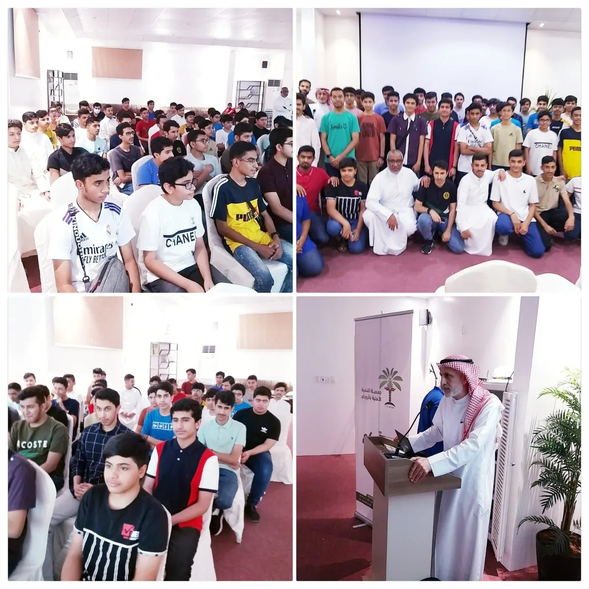 في الأوجام.. طلاب الثانوية يتعرفون على أهداف جمعية التنمية الأهلية وأنشطتها