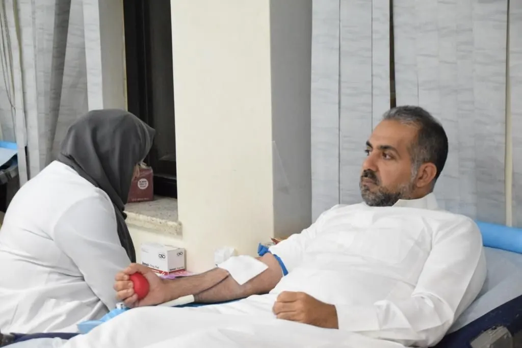في صفوى.. عطاؤك حياة تختتم أيامها الثلاثة بأكثر من 300 متبرع