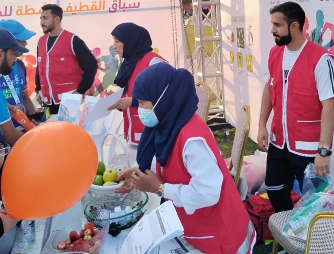 في «سباق القطيف نشطة».. متطوّعون يرفعون الوعي بـ الإسعافات الأولية