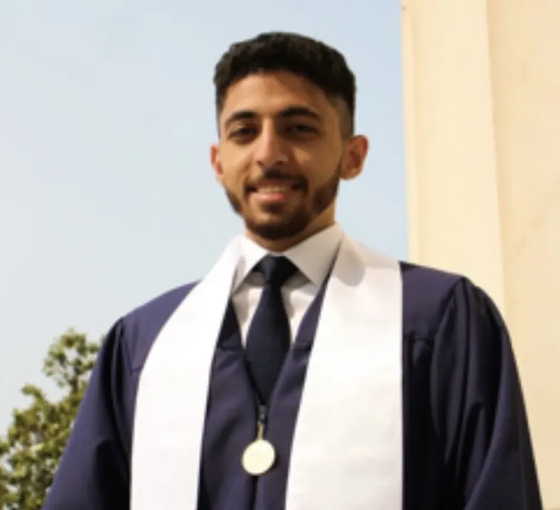 من الجارودية.. جامعة جورج واشنطن تمنح «أحمد آل فضل» البكالوريوس في الهندسة اليكانيكية