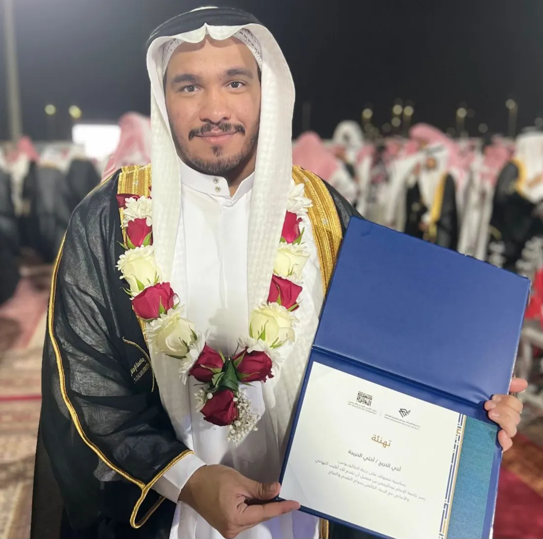 من القطيف.. مع مرتبة الشرف.. جامعة الإمام عبد الرحمن بن فيصل تمنح «عبد الله آل عاشور» البكالوريوس في الإدارة المالية