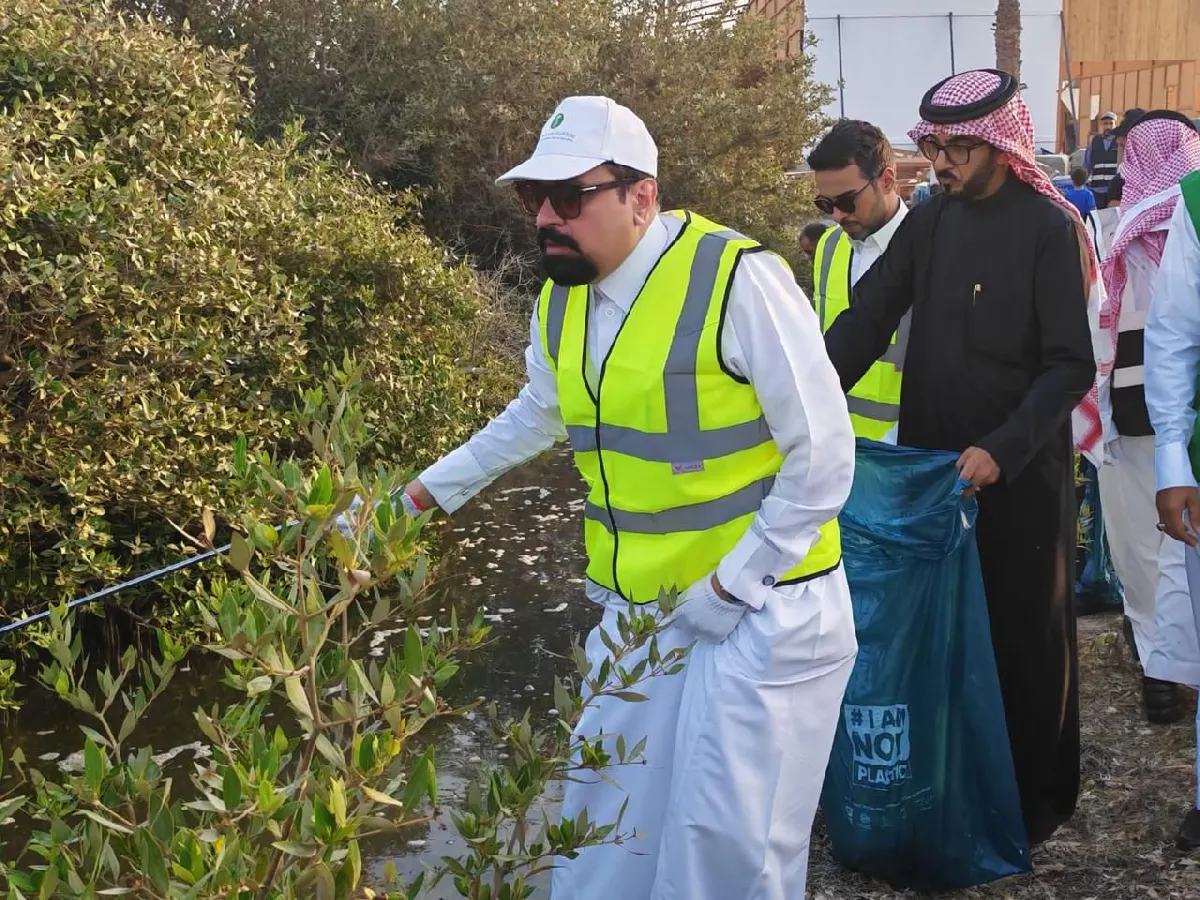 في حضرة الغابة الساحرة.. متطوعون يلبّون نداء المانجروف في جزيرة تاروت
