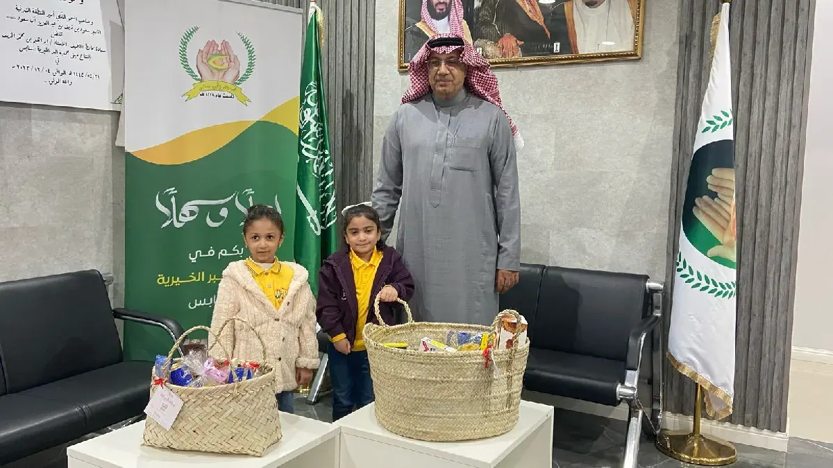 أيادٍ بيضاء لـ31 طفلًا وطفلة تدعم مشروع إفطار صائم في بر سنابس