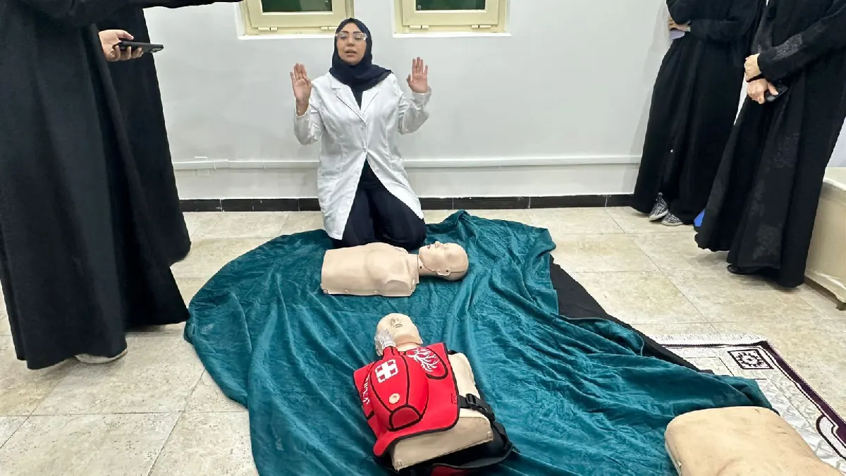 92 متدربًا ومتدربة يتقنون مهارات الإنقاذ في أمسية جمعية أم الحمام
