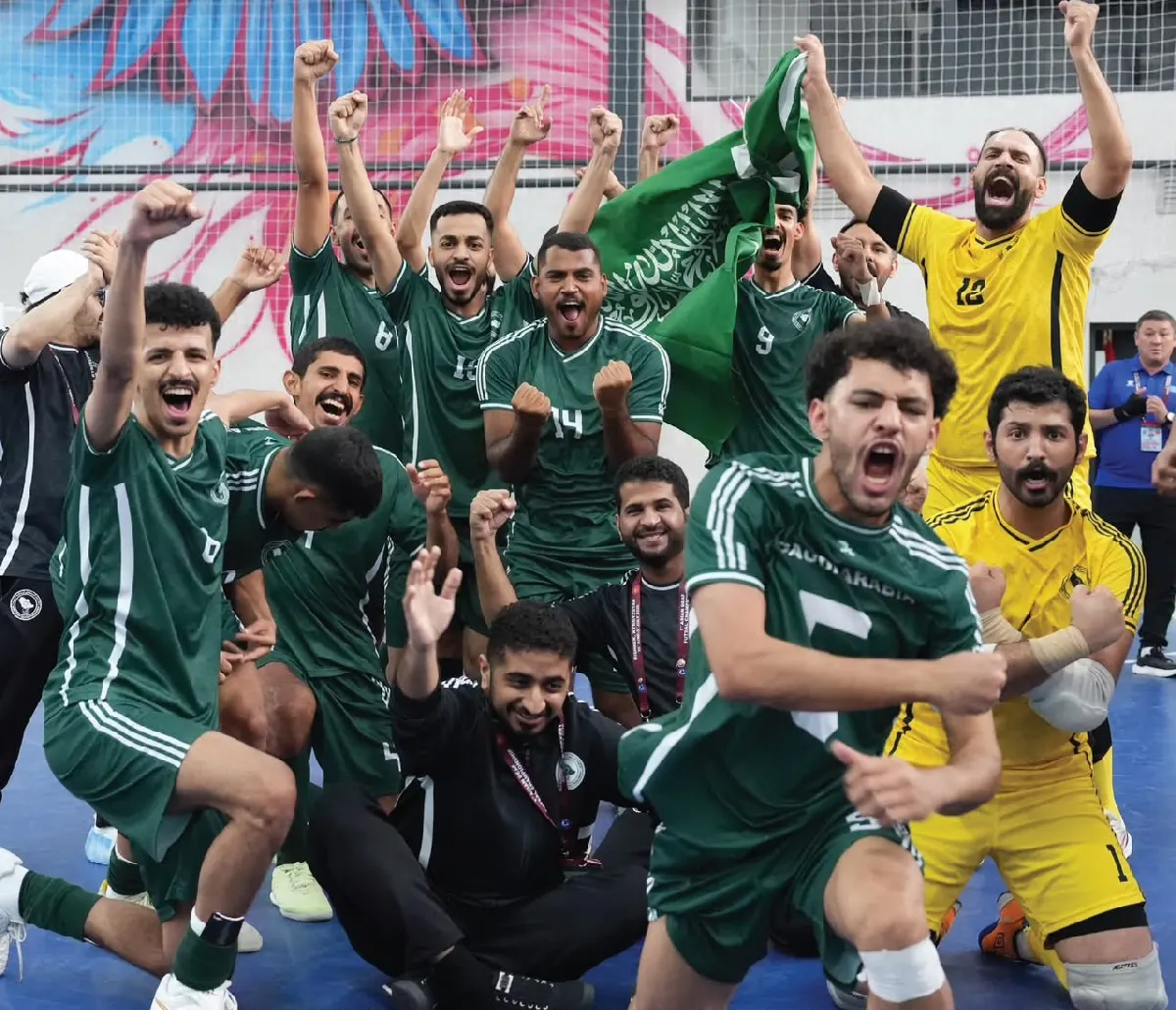 بأربعة لاعبين من «صم القطيف».. أخضر الصالات يتأهل إلى الألعاب الشتوية 2027.. والنمر أفضل لاعب في آسيا