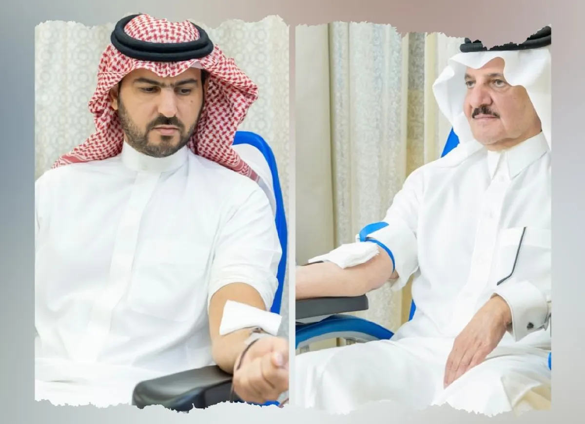 أمير الشرقية ونائبه يتقدمان الصفوف في حملة التبرع بالدم.. رسالة إنسانية بقيادة ولي العهد