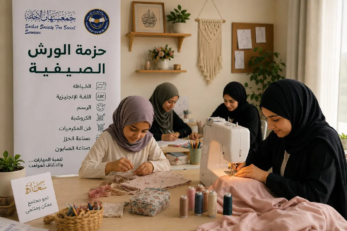 في سيهات.. «سعادة» تعيد إحياء برامجها المجتمعية بحزمة من الورش الصيفية وتمهد لمشروع مجتمعي جديد