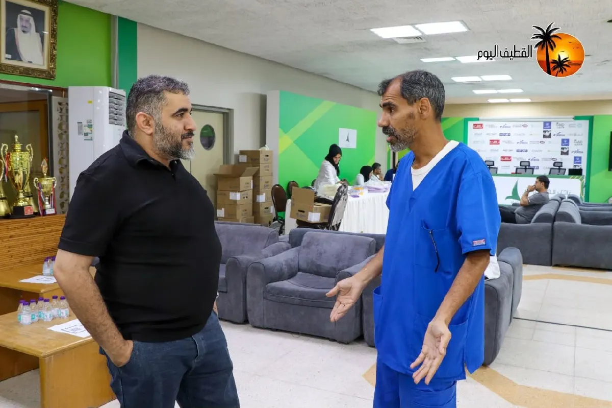 بجوار كؤوس بطولات الخليج.. بطولة من نوع آخر تجمع 65 كيس دم في سيهات