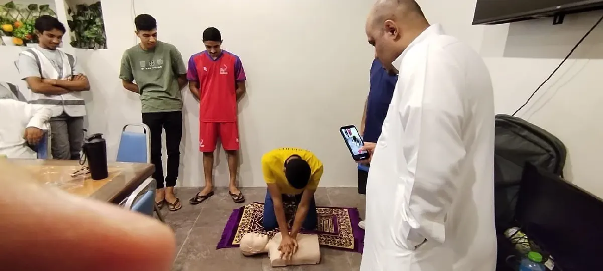 في أم الحمام.. الابتسام يواجه توقف القلب بالصدمات الكهربائية