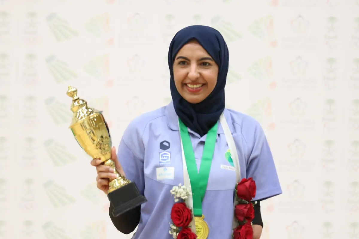 من خويلدية القطيف إلى منصة الذهب.. ميعاد آل جساس تتوج بطلة للمملكة في ريشة ذوي الإعاقة