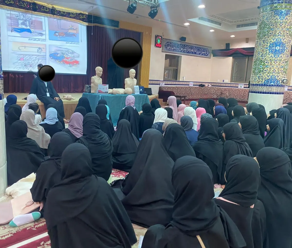 في أم الحمام.. «مسعفون» يدرب 400 فتاة على الإسعافات الأولية