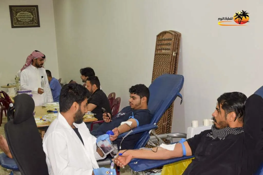 في صفوى.. 43 متبرعًا بدمهم في أولى ليالي حملة التبرع