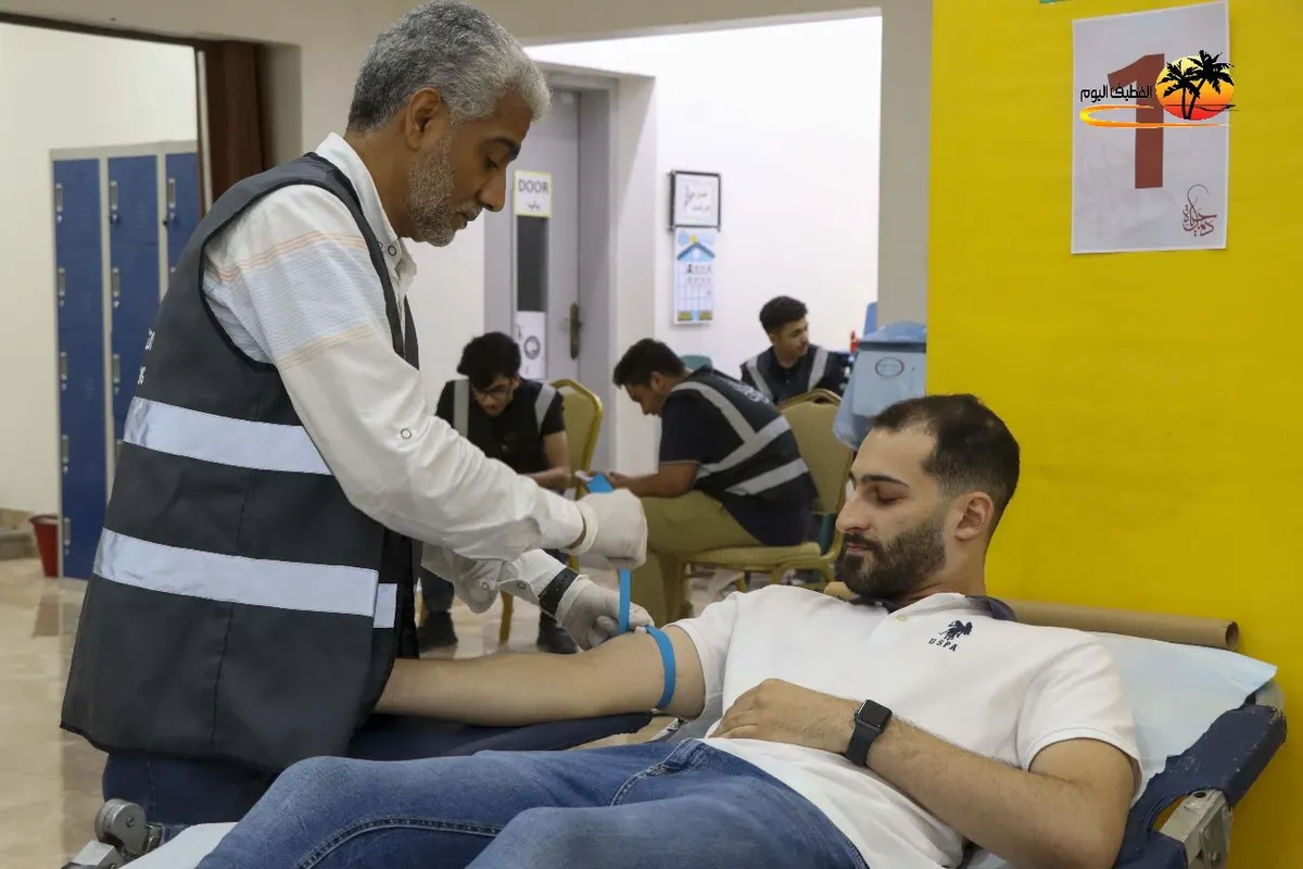 في ثاني أيامها بتاروت.. «دمك حياة 7» تستقطب 139 راغبًا في التبرع