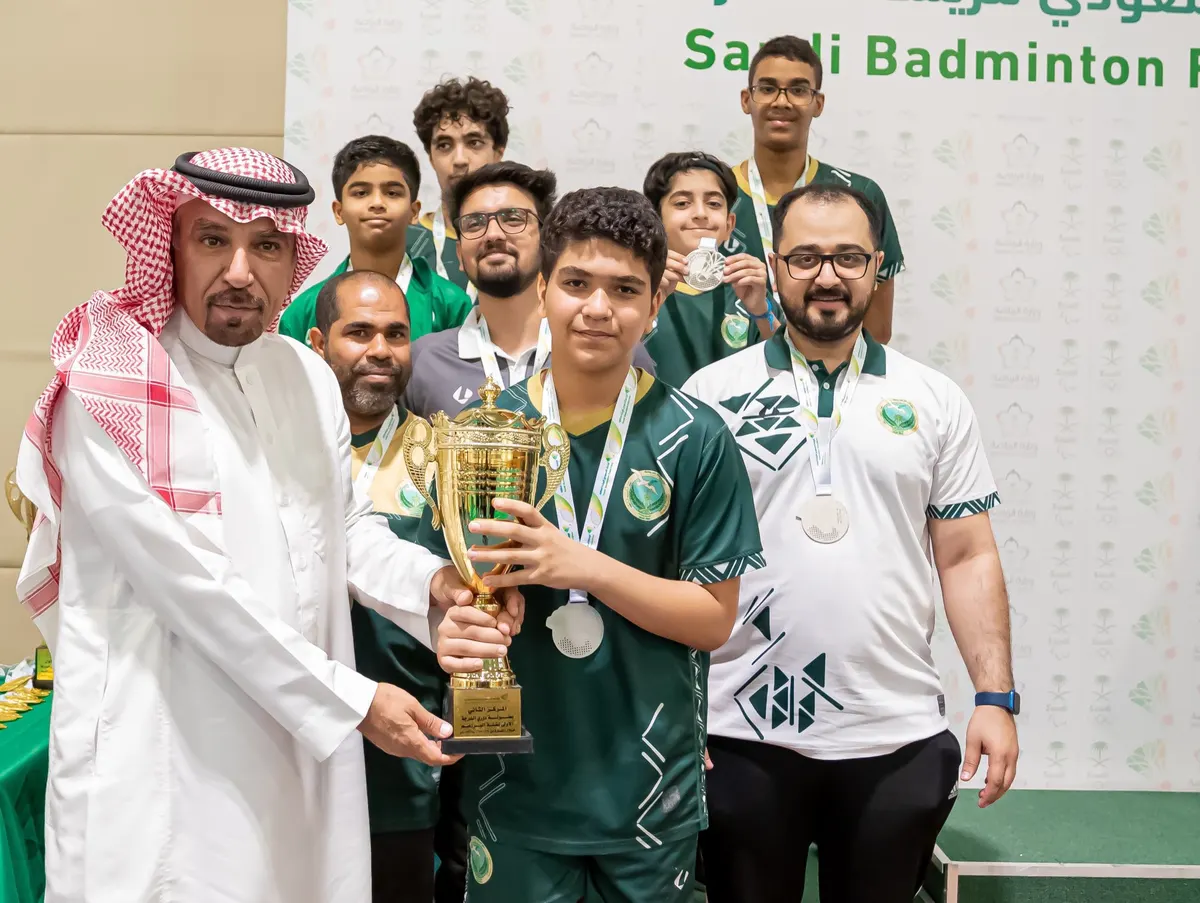 سلام العوامية يحل وصيفًا في بطولة دوري الدرجة الأولى للريشة الطائرة ويتوج بالميداليات الفضية
