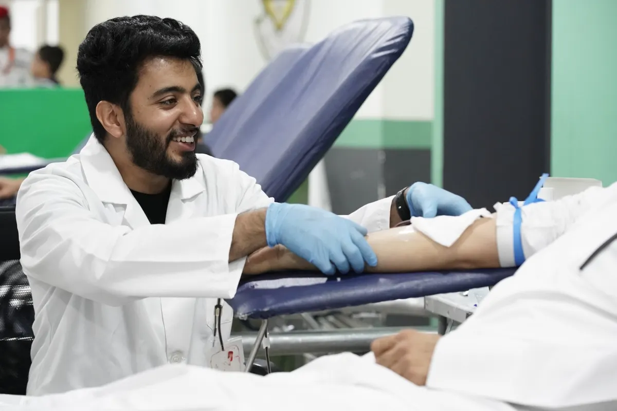 خلال الـ3 أيام في سنابس.. 99 متبرعًا ينعشون بنك الدم في مستشفى الملك فهد التخصصي