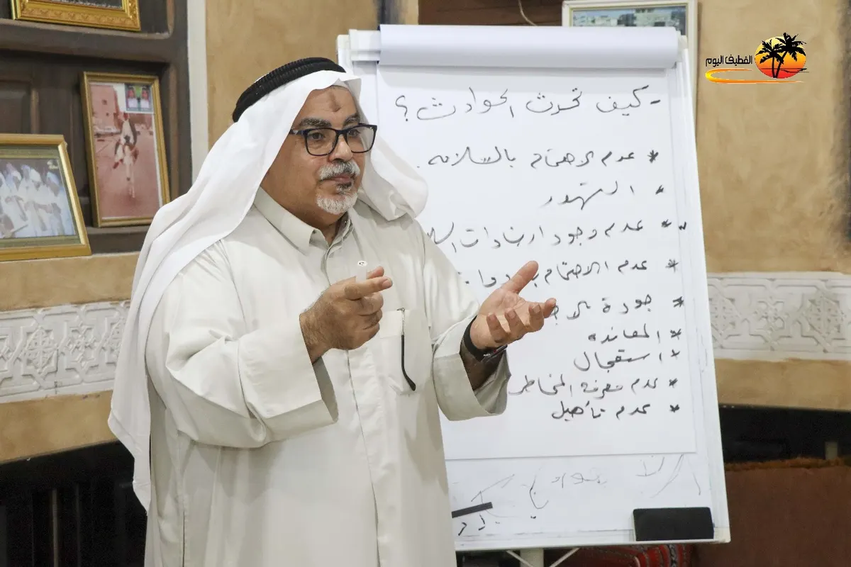 في التوبي.. معرض فني بـ38 لوحة تعزز ثقافة السلامة في السلوكيات