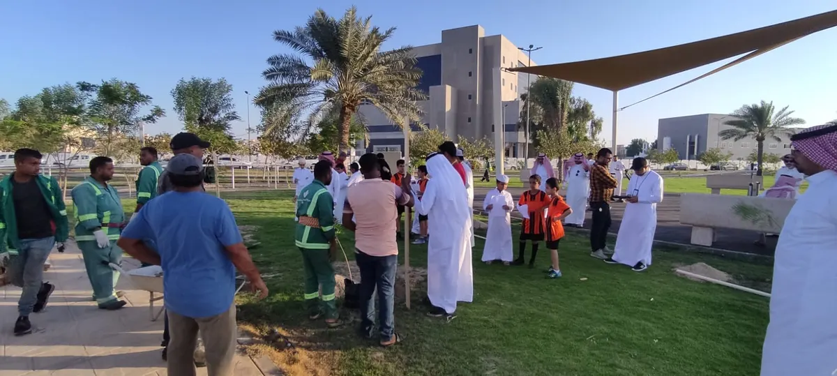 بـ مبادرة من بلدية القطيف.. «خزامى عنك» خضراء