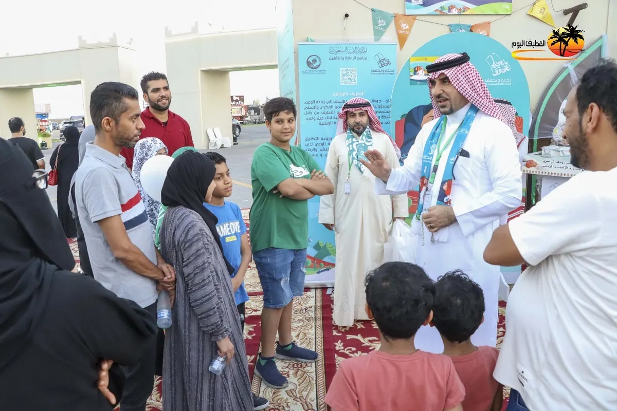 في واجهة القطيف البحرية.. الرعاية والتأهيل «بناء» تلفت أنظار زوار فعاليات اليوم الوطني 93 .. صور وفيديو