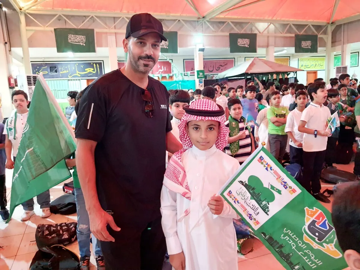 في أم الحمام.. مدرسة ابن بطوطة تحتفل باليوم الوطني السعودي 93