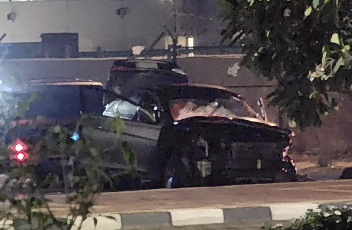 في صفوى.. نجاة شاب من حادث مروري مروع