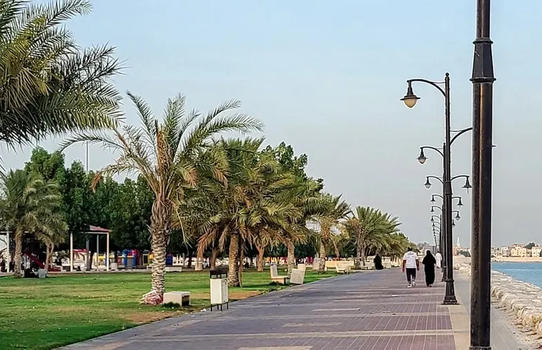«عين تهلي.. وعين ترحب».. على واجهة المحيسنيات البحرية بالقطيف