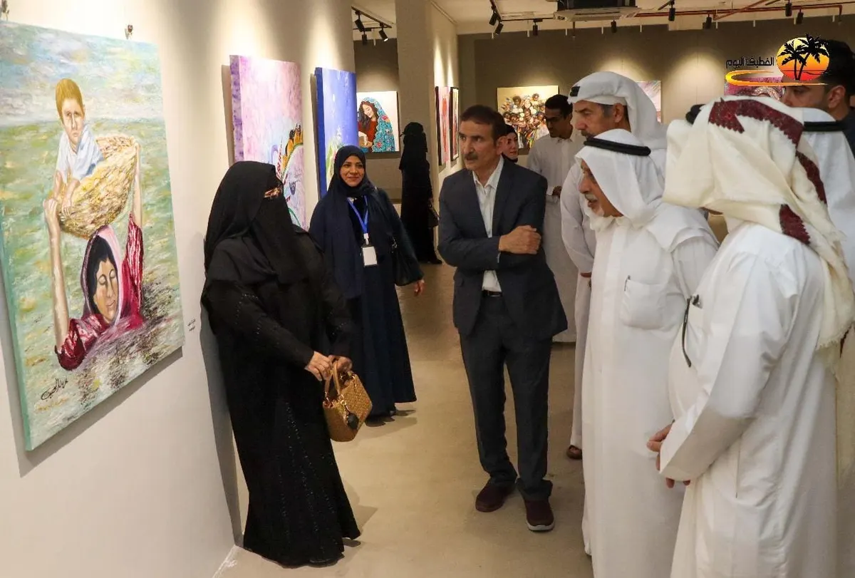من الربيعية.. فصلٌ من حكاية «عبرت الشط» ترويه فخرية الحبيب خارج إطار تشكيلي القطيف