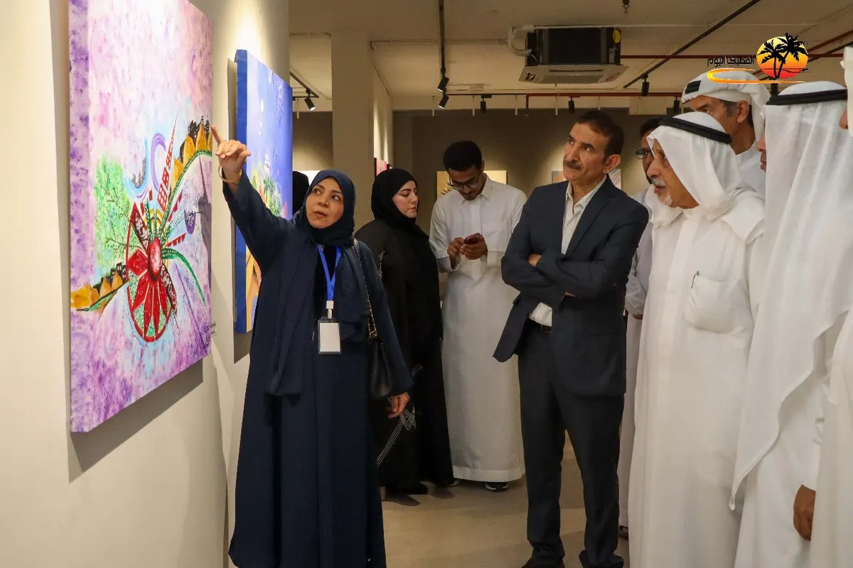 من جزيرة تاروت.. حضارات ممتدة «خارج الإطار».. بألوان «نجاح كاظم»