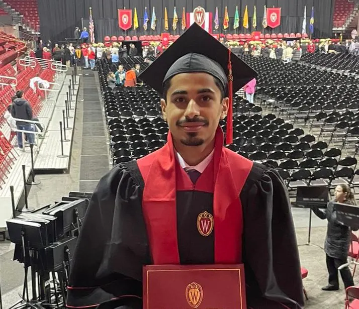 من القطيف.. جامعة ماديسون تمنح «وسام شروفنا» البكالوريوس في الهندسة الميكانيكية