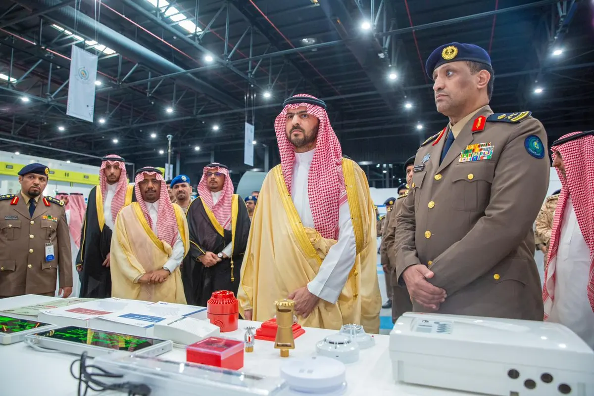 في مركز معارض الظهران.. الأمير سعود بن بندر يفتتح معرض اليوم العالمي للدفاع المدني