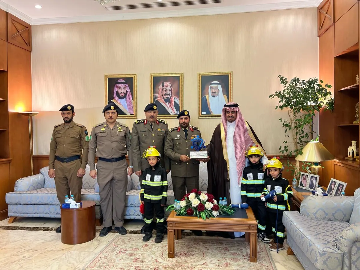 في انطلاق فعاليات اليوم العالمي.. الخريف يطّلع على استعدادات وخطط «مدني القطيف» التوعوية في المحافظة