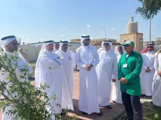 رئيس إكرام موتى الشرقية يزور فردوس القطيف ومقبرة صفوى