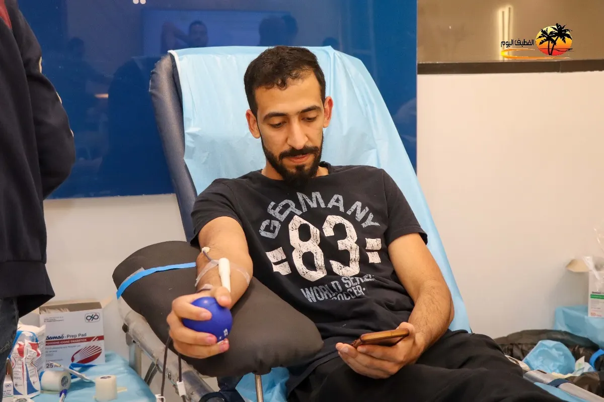 في التوبي.. «بدمك تعمر الحياة» حملة للتبرع بالدم تجمع 165 متقدمًا في ثاني أيامها