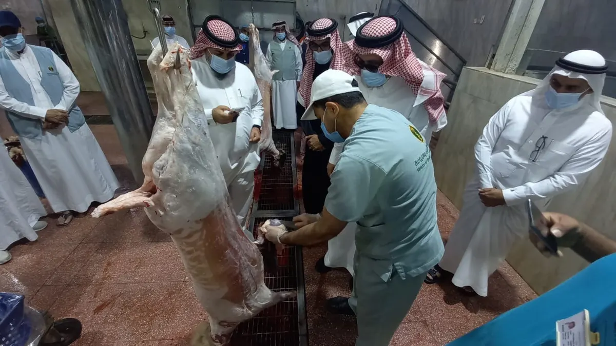 في القطيف.. البيئة والمياه والزراعة تقف على جاهزية المسالخ استعدادًا لاستقبال عيد الفطر المبارك