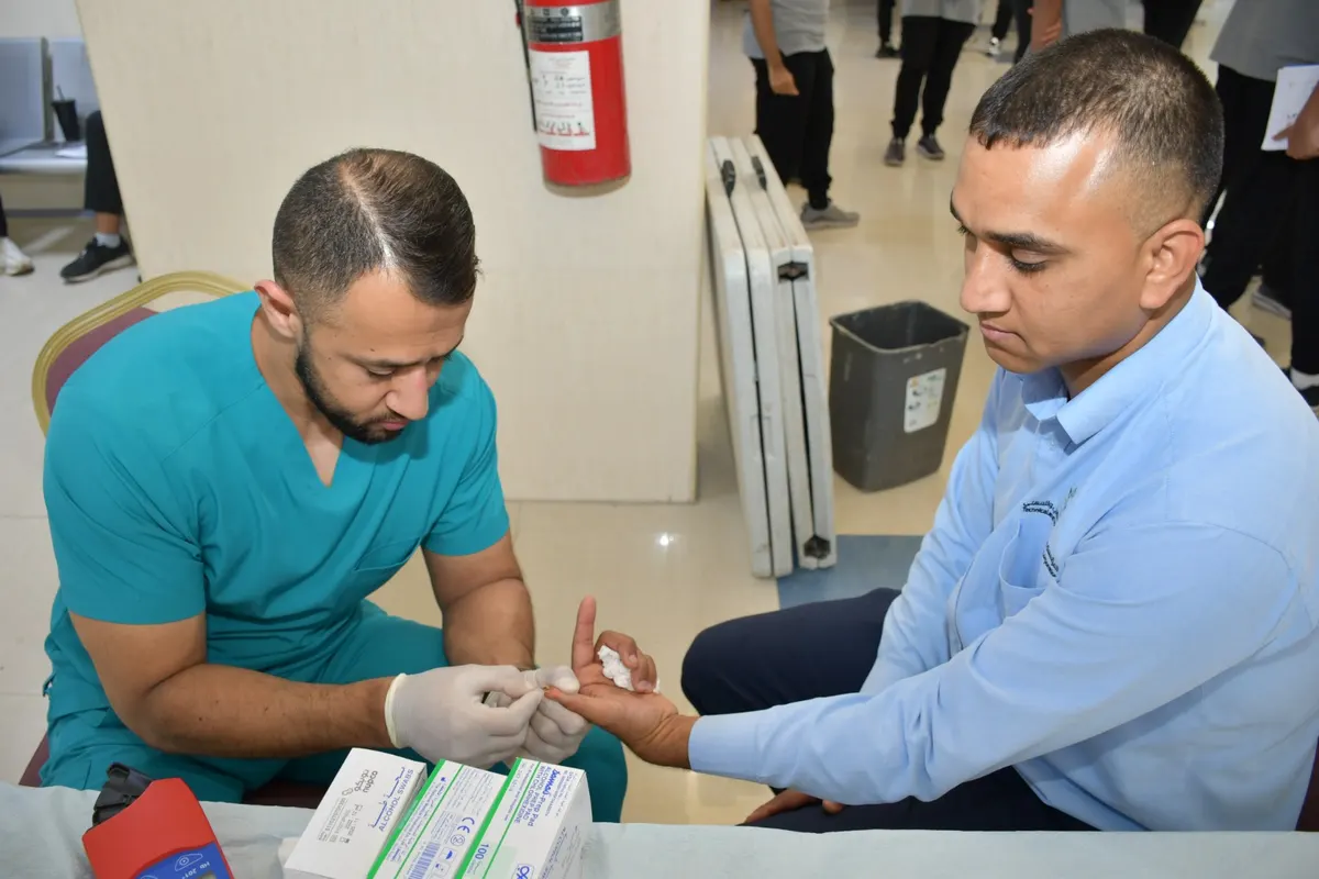بالصور.. 139 متبرعًا في حملة التبرع بالدم بتقنية القطيف