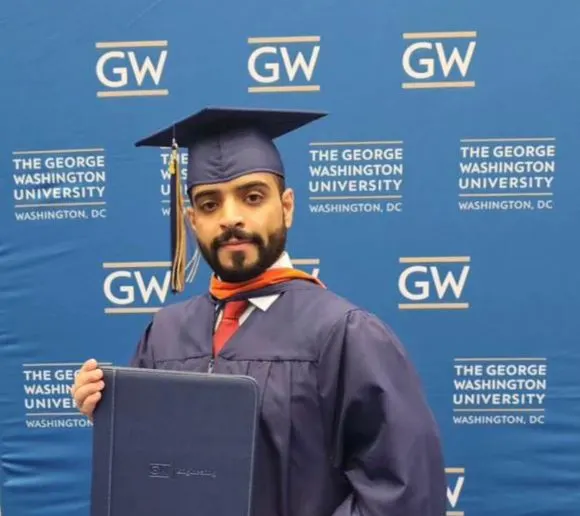 من العوامية.. جامعة جورج واشنطن تمنح «موسى الفرج» الماجستير في الهندسة الميكانيكية وعلوم الفضاء