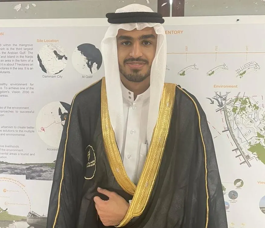 القطيف - الشويكة.. جامعة الإمام عبد الرحمن بن فيصل تمنح «محمد الخاطر» البكالوريوس في هندسة عمارة البيئة