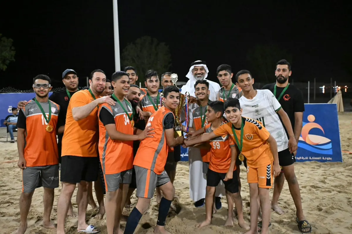 من القديح.. مضر بطلًا لبطولة المملكة لكرة اليد الشاطئية للناشئين