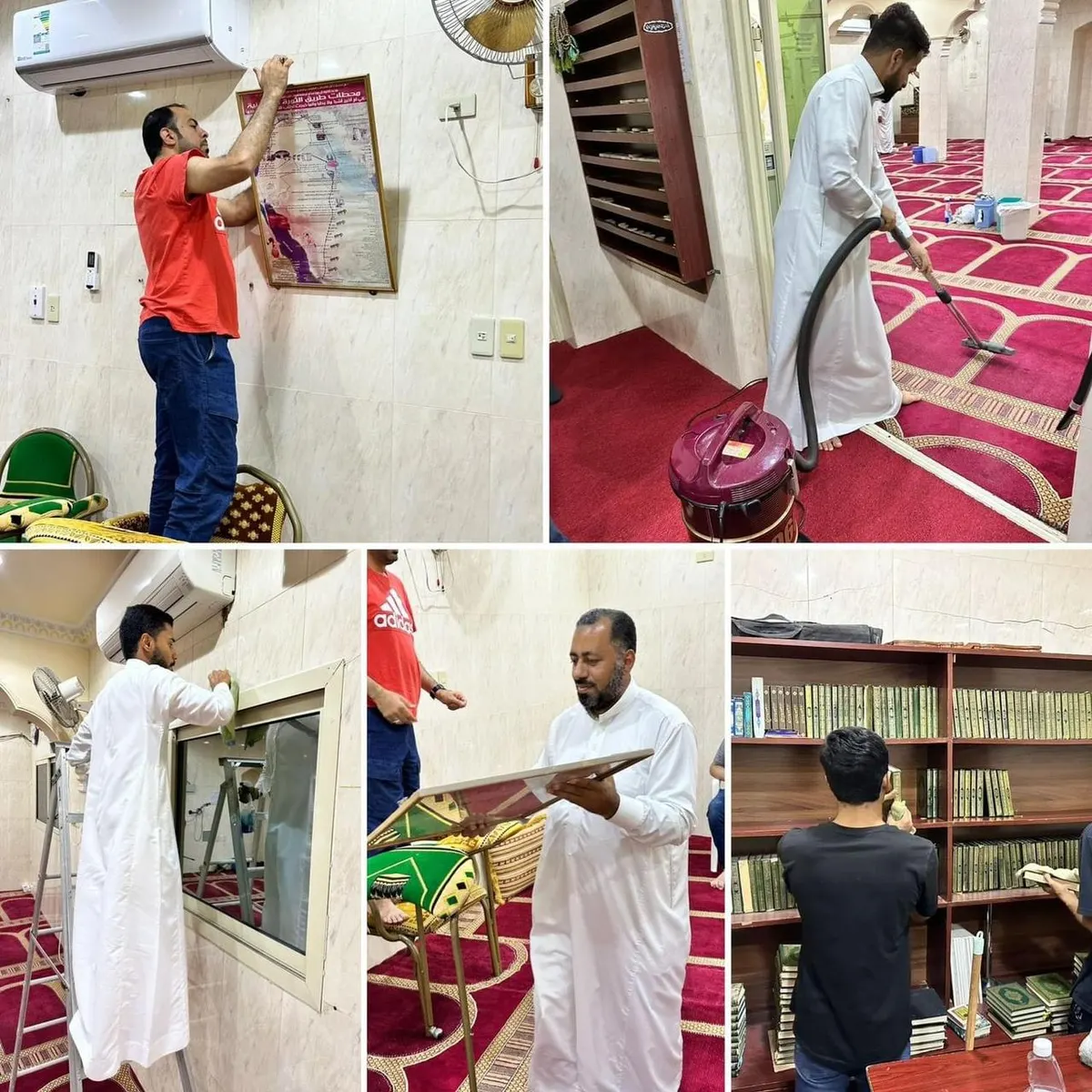 في الجارودية.. وحدة التطوع بالجمعية تختتم مبادرتها في خدمة المساجد