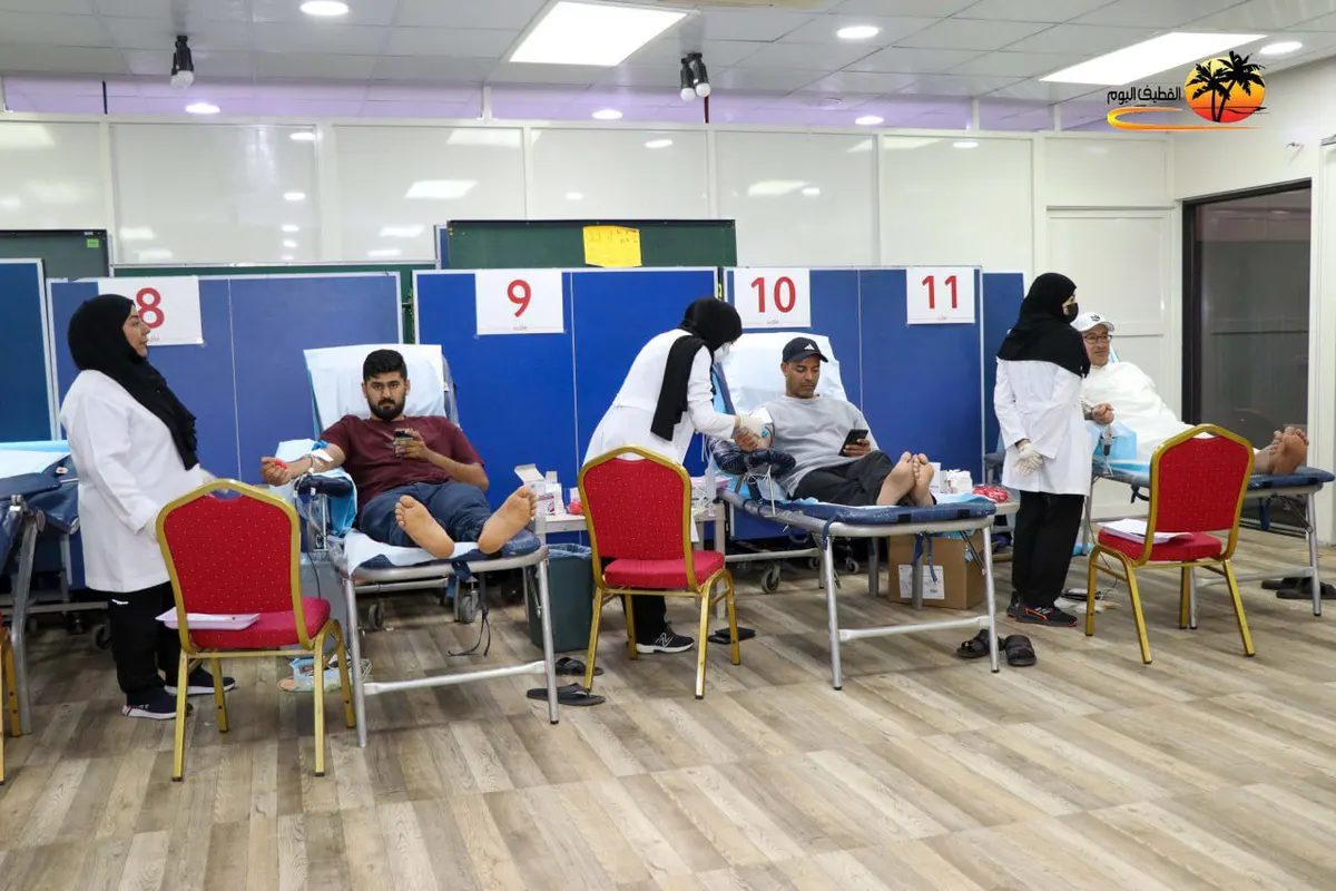 في صفا صفوى.. «عطاؤك حياة» تحتضن 120 متبرعًا بالدم في يومها الثاني