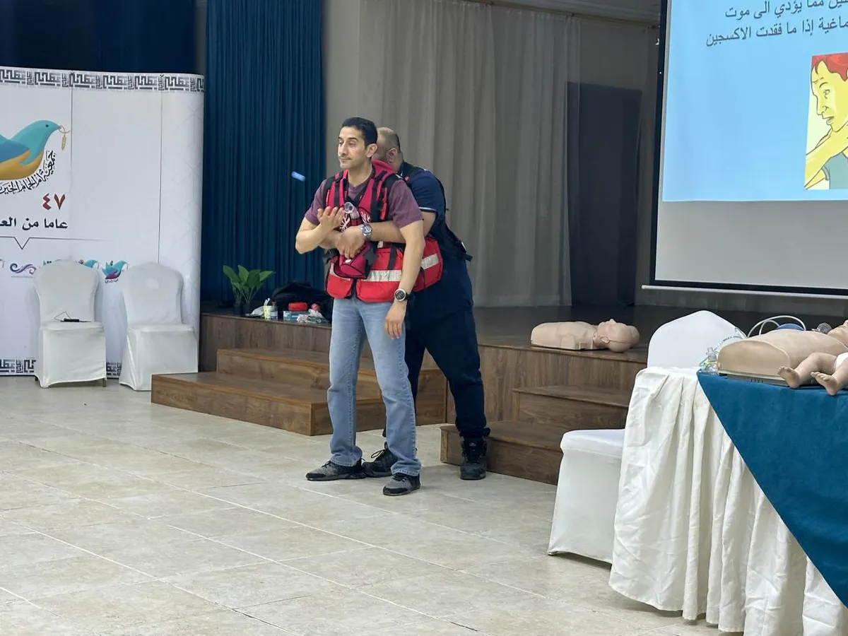 في أم الحمام.. 22 متدربًا ومتدربة على طوارئ الأكسجين
