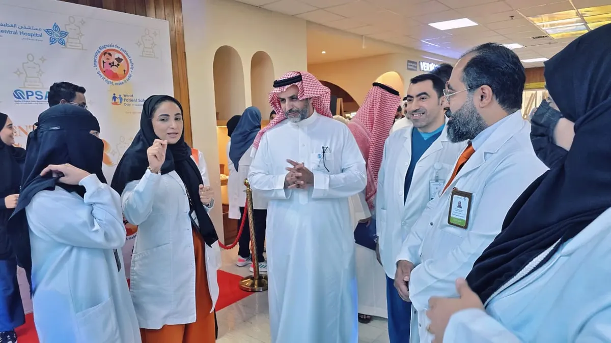 في القطيف.. الدوسري يفتتح فعاليات اليوم العالمي لسلامة المرضى