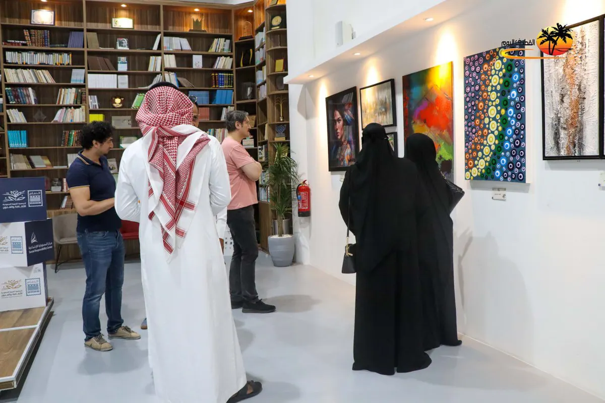 على مدى 4 أيام.. تشكيليون قطيفيون يزينون جدران الجمعية العربية السعودية بمعرض غاية 2