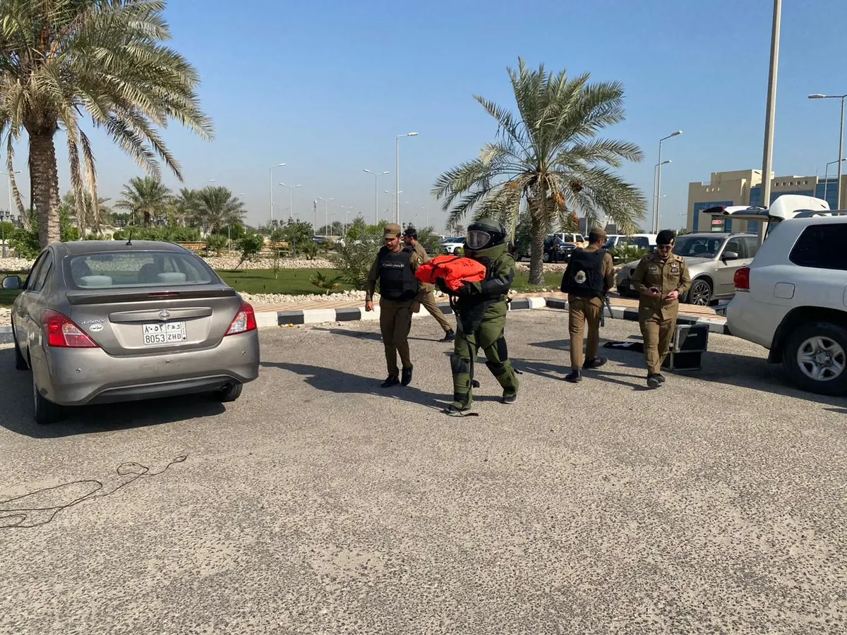 في القطيف.. خطة افتراضية لتفكيك عبوة متفجرة بمستشفى الأمير محمد بن فهد العام